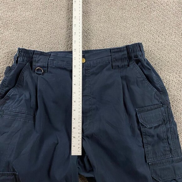 5.11 Tactical Series Ripstop Cargo Pants Men's 34 x 30 Measures 30 x 29 Blue - Picture 9 of 12